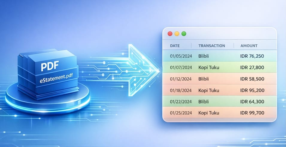 Illustration of document conversion